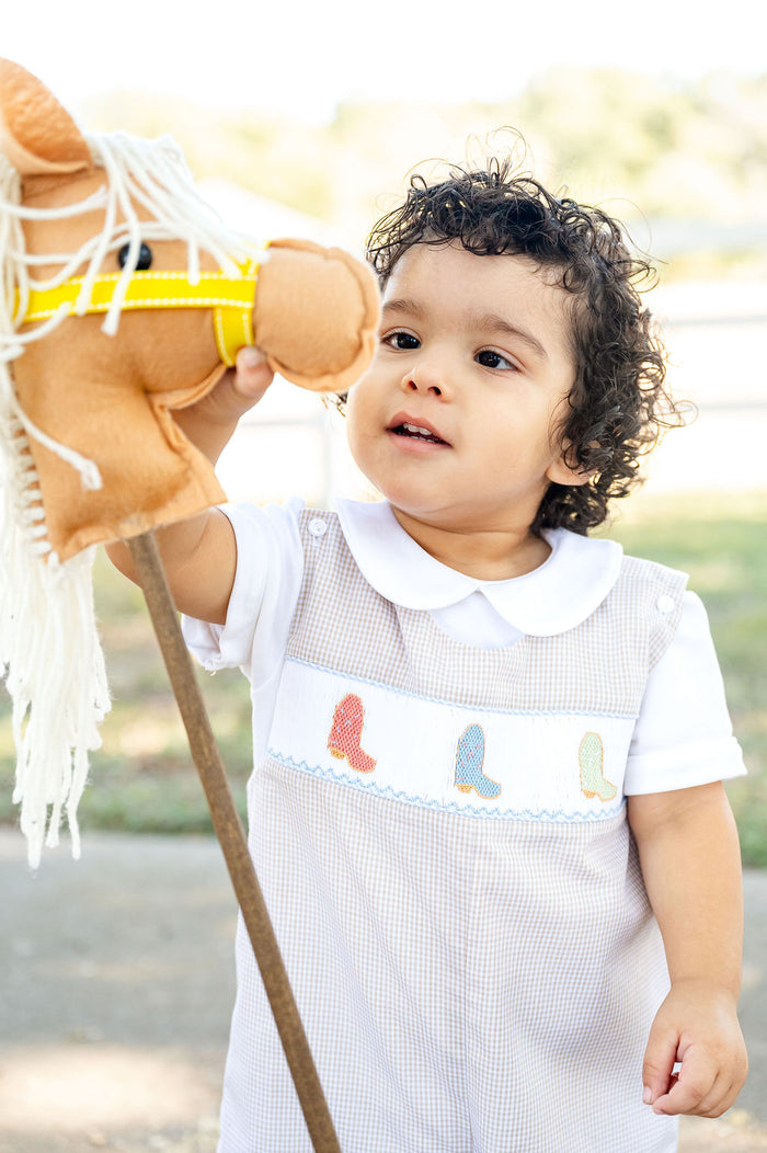 Cowboy Boots Smocked Benjamin Jonjon