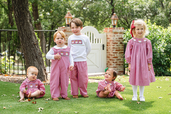 Cowboy Santa Smocked Beau T-Shirt/Pants Set