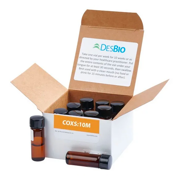 COXS:10M (formerly Coxsackie Series Therapy 10M) by DesBio for relief of symptoms related to Coxsackie presence