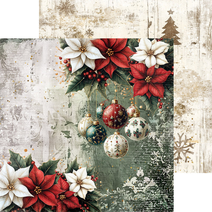 Craft O'Clock - 8X8 Paper Pad - Oh Christmas Night. Available at Embellish Away located in Bowmanville Ontario Canada.