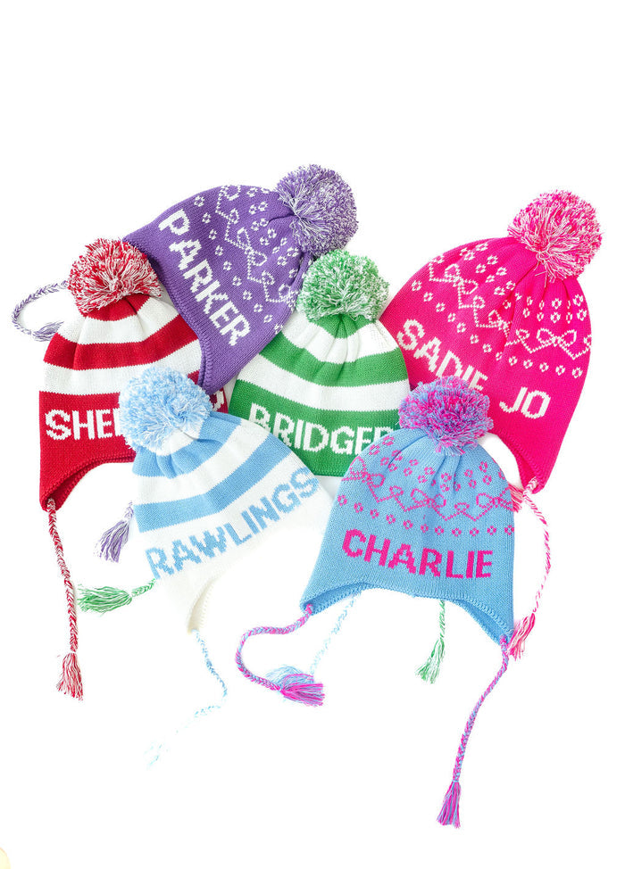 Cranberry Custom Knit Toboggan Hat