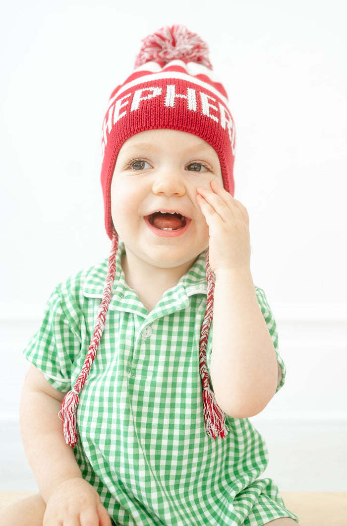 Cranberry Custom Knit Toboggan Hat