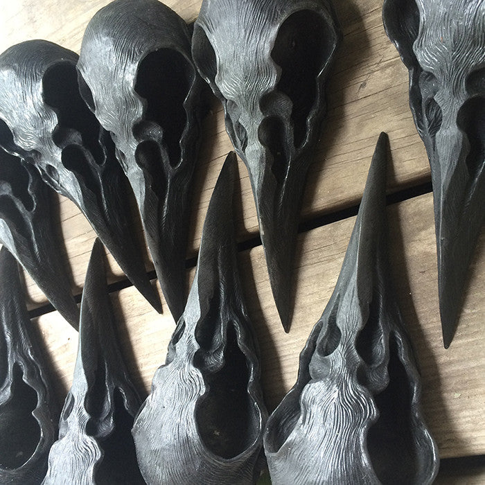 CROW SKULL SCONCE LIGHT
