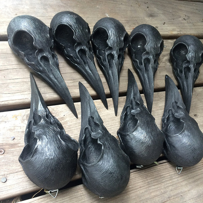 CROW SKULL SCONCE LIGHT