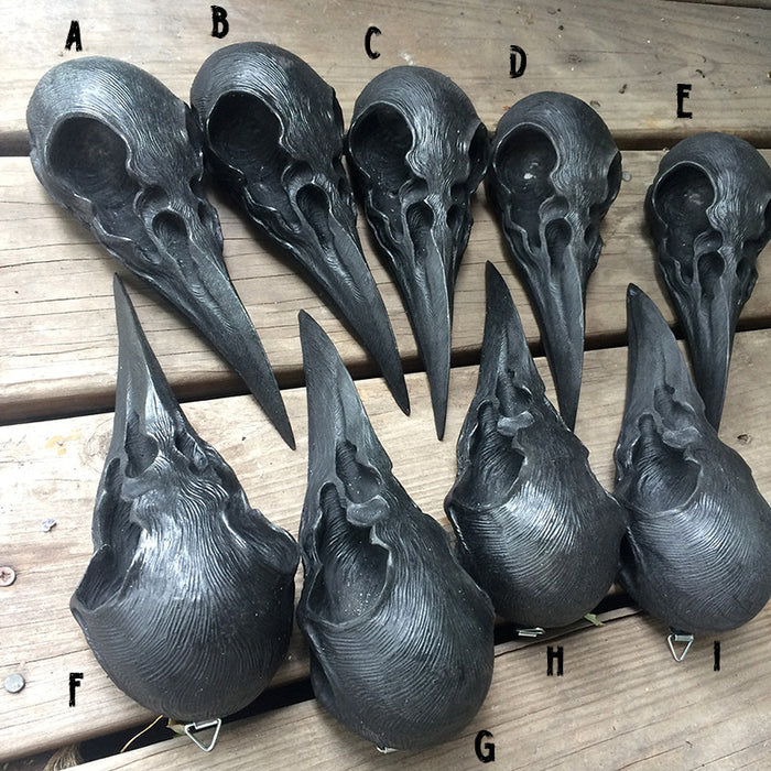 CROW SKULL SCONCE LIGHT