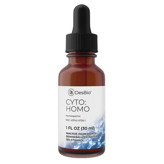 CYTO:HOMO (formerly Cytomegalovirus Homochord) by DesBio for the temporary relief of symptoms related to Cytomegalovirus including fever, flu-like symptoms, fatigue, rash and chills.