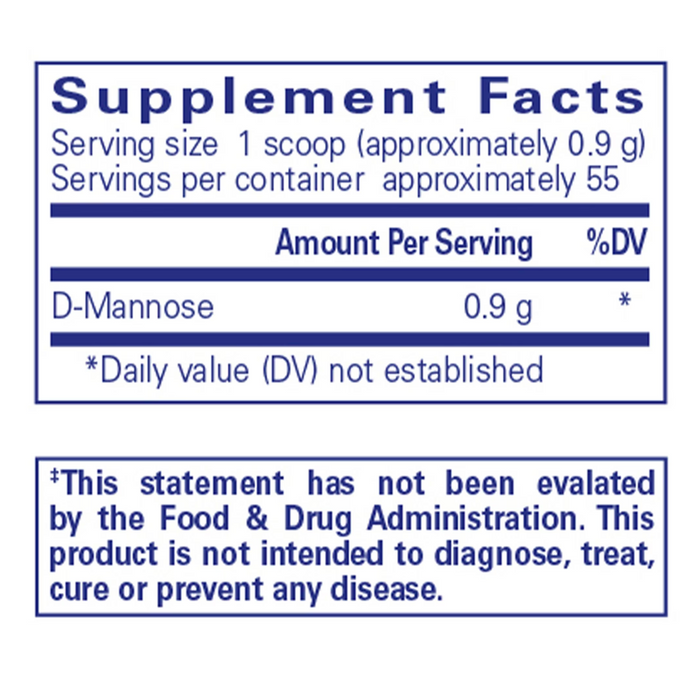 D-Mannose 50 grams by Pure Encapsulations