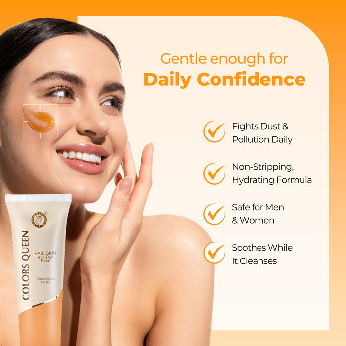 Deep Cleansing Anti-Dust Facial Cleanser & Wet Wipes Combo Set