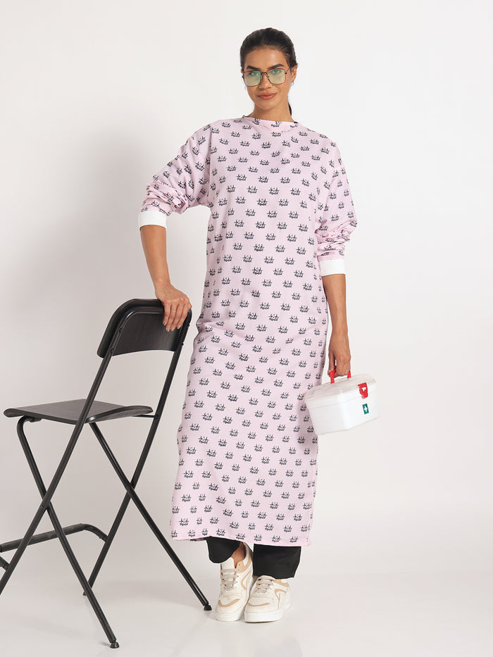 Dental Pulse Surgical Gown Light Pink (Unisex)