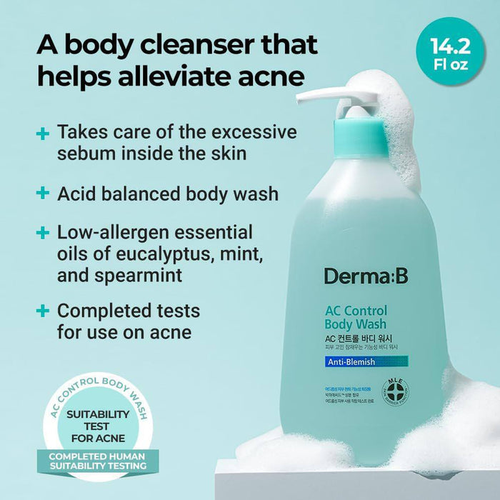 Derma:B AC Control Body Wash 420 mL