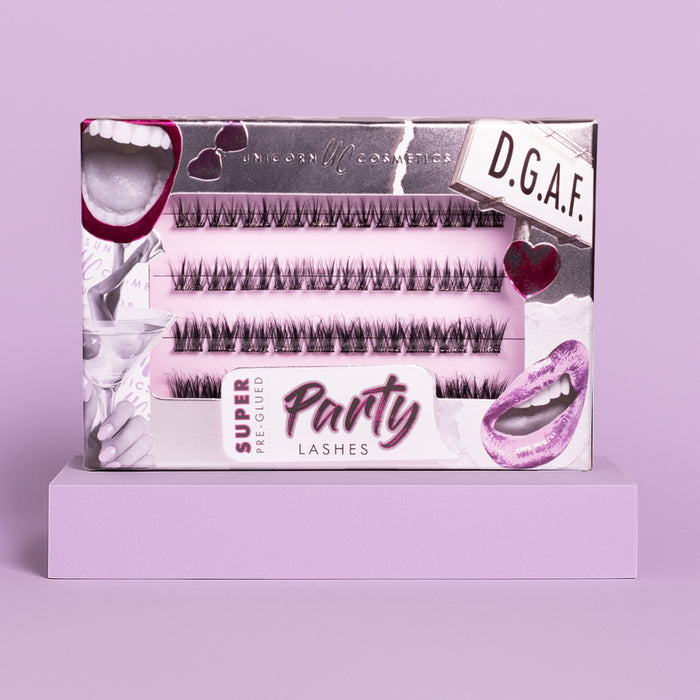 D.G.A.F Super Pre-Glued Party Lashes - Unicorn Cosmetics