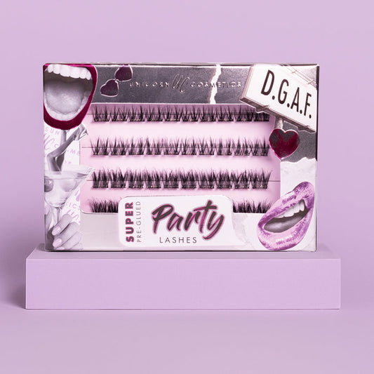 D.G.A.F Super Pre-Glued Party Lashes - Unicorn Cosmetics