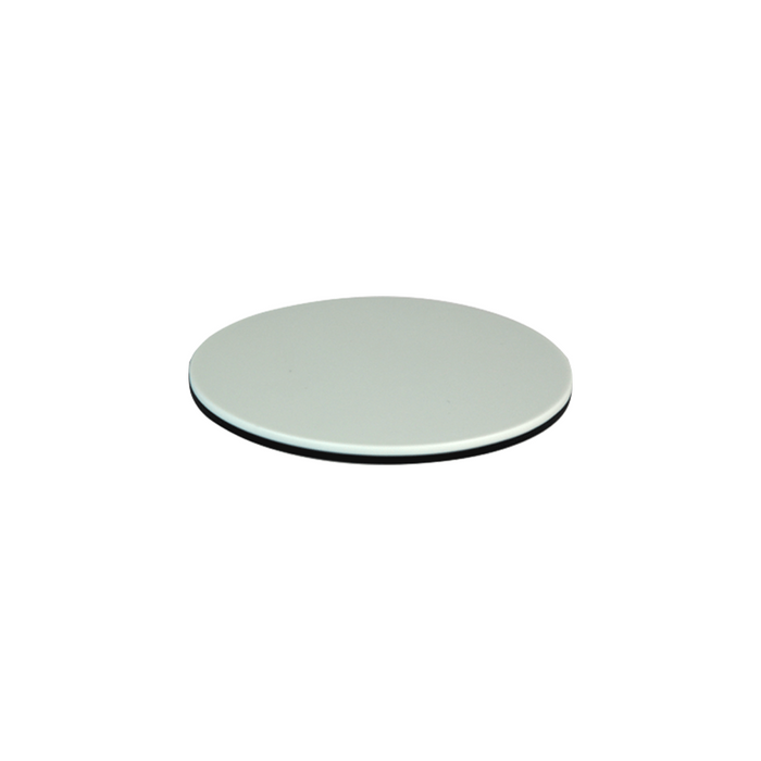 Dia. 60x4mm 60x4mm Black White Plate, SKU SA12141103, three quarter front view