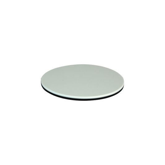 Dia. 60x4mm 60x4mm Black White Plate, SKU SA12141103, three quarter front view