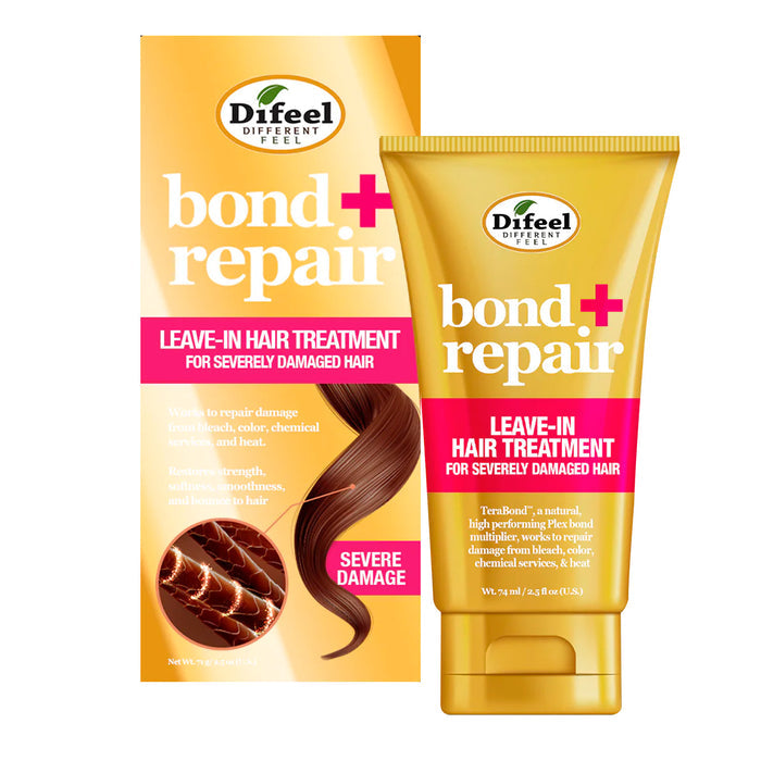 Difeel Bond + Repair Leave-In Hair Treatment 2.5oz/ 75ml