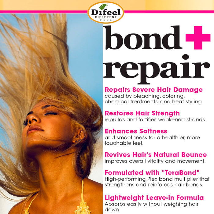 Difeel Bond + Repair Leave-In Hair Treatment 2.5oz/ 75ml