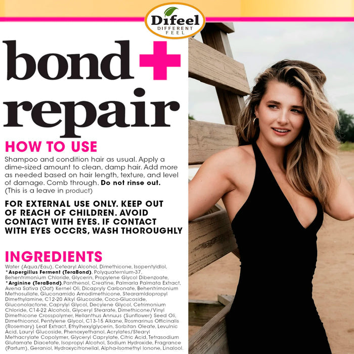 Difeel Bond + Repair Leave-In Hair Treatment 6oz/ 177ml