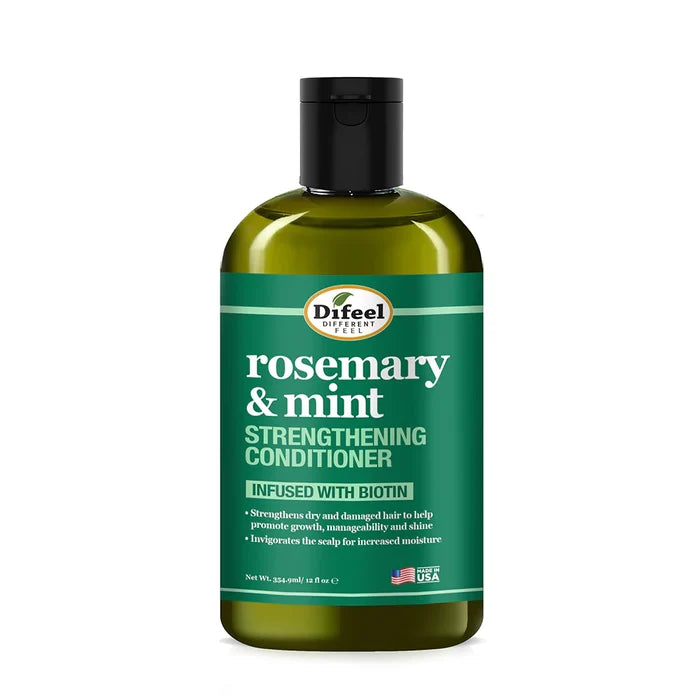 Difeel rosemary & mint conditioner infused with biotin بلسم الشعر بزيت اكليل الجبل من ديفيل
