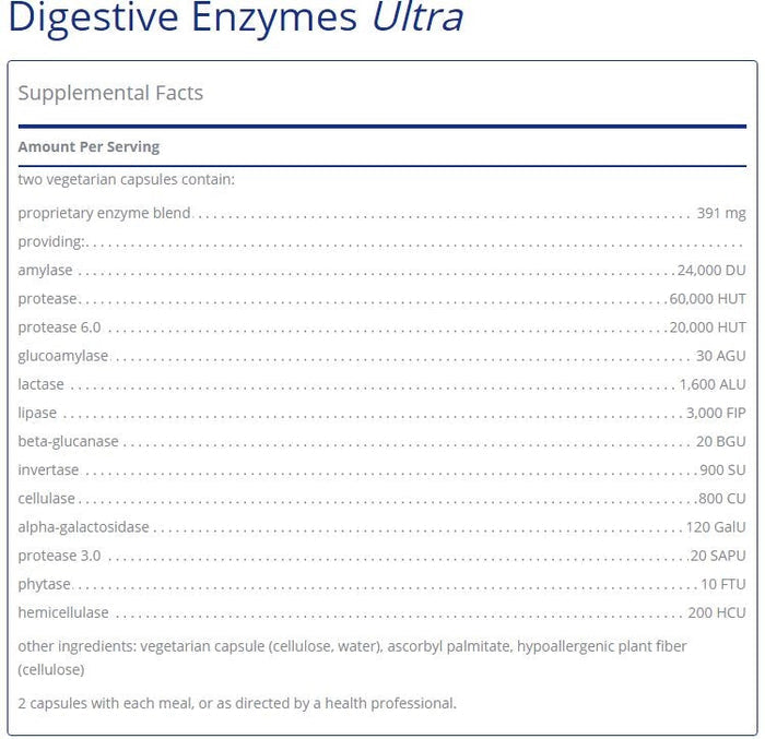 Digestive Enzymes Ultra 90 capsules by Pure Encapsulations
