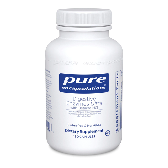 Digestive Enzymes Ultra with Betaine HCl 180 capsules by Pure Encapsulations