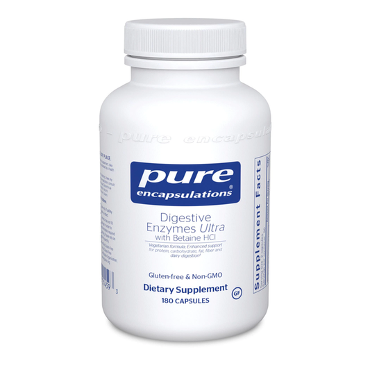 Digestive Enzymes Ultra with Betaine HCl 180 capsules by Pure Encapsulations