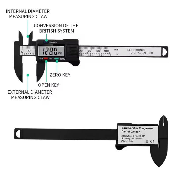 Digital Brow Measuring Tool - Eyebrow Caliper for Permanent Makeup - SD Cosmetics Care