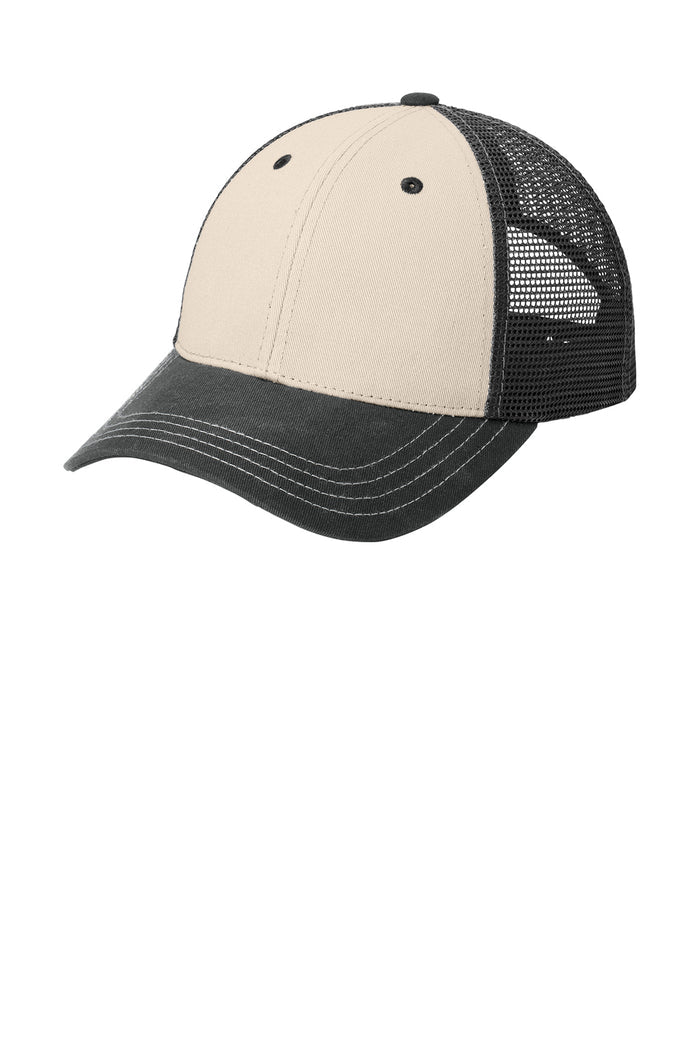 DISTRICT - SANDSTONE/CHARCOAL/BLACK TRI TONE MESH BACK CAP