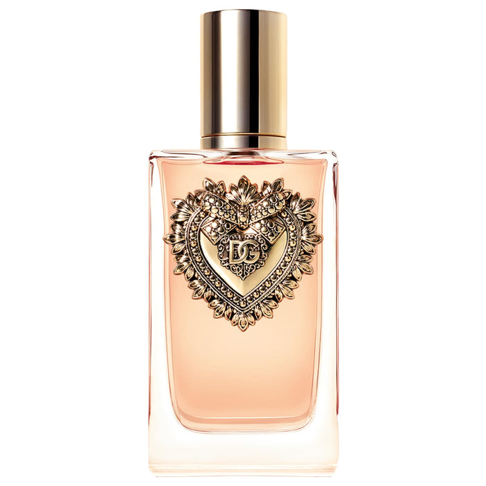 Dolce&Gabbana Devotion Eau de Parfum 100ml bottle with elegant packaging, showcasing luxurious beauty fragrance.