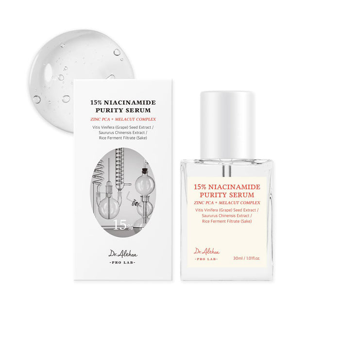 DR.ALTHEA 15% Niacinamide Purity Serum – šviesinamasis serumas