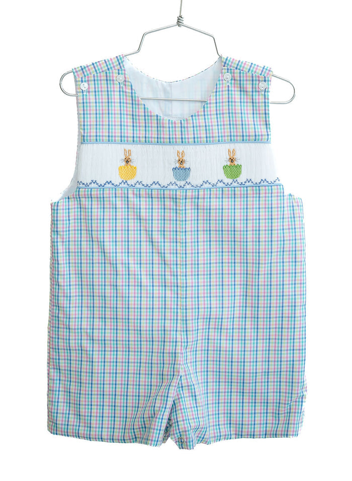 Easter Bunny in Eggs Smocked Benjamin Jonjon