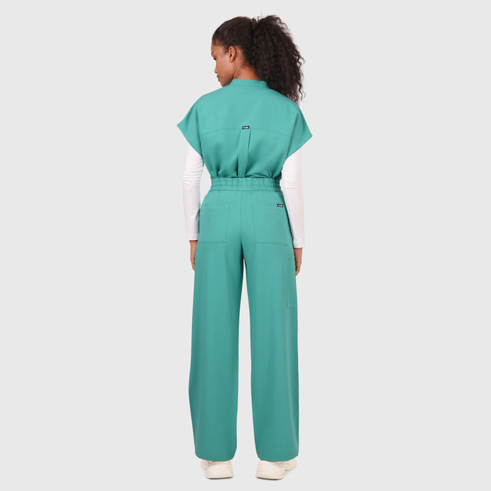 Elan High Waisted Wide-Leg Scrub Pant