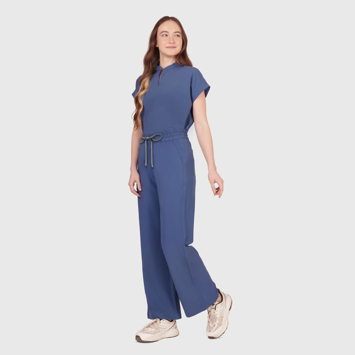 Elan High Waisted Wide-Leg Scrub Pant