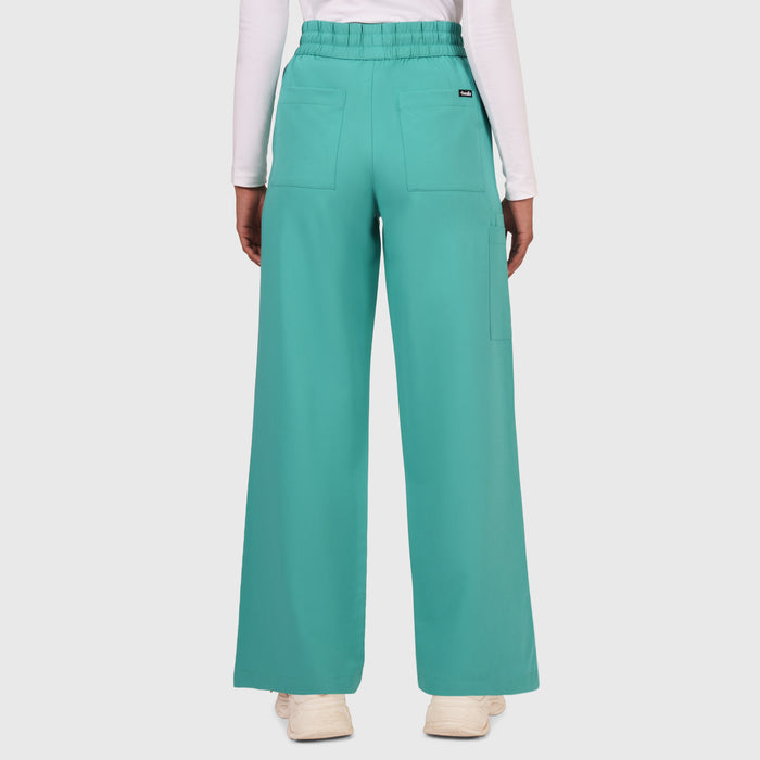 Elan High Waisted Wide-Leg Scrub Pant