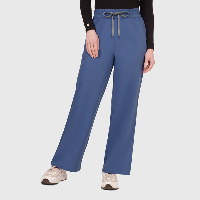 Elan High Waisted Wide-Leg Scrub Pant