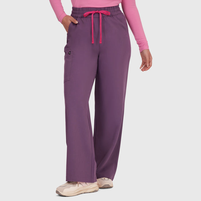 Elan High Waisted Wide-Leg Scrub Pant