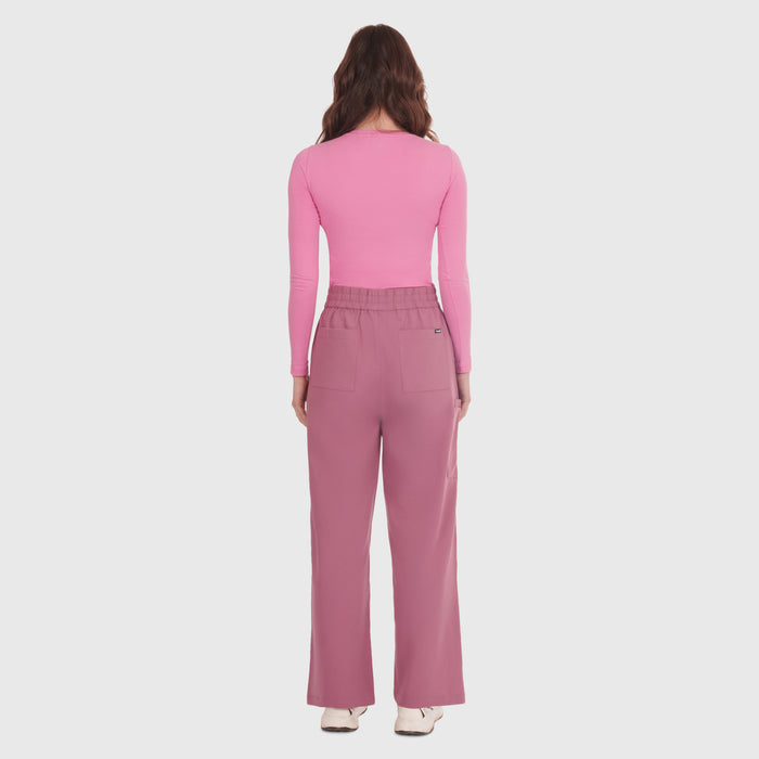 Elan High Waisted Wide-Leg Scrub Pant