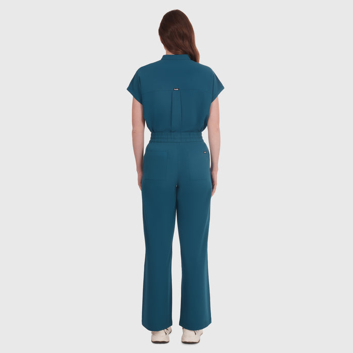 Elan High Waisted Wide-Leg Scrub Pant