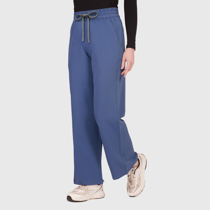 Elan High Waisted Wide-Leg Scrub Pant