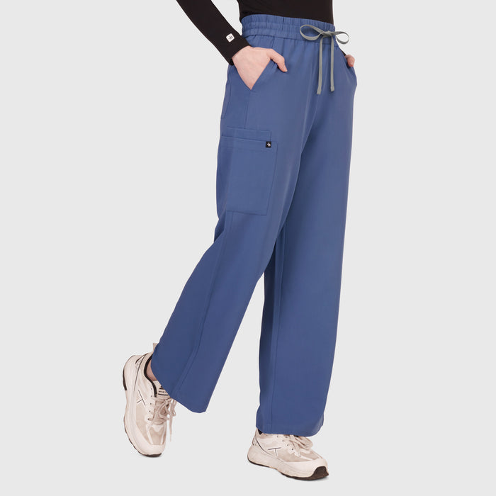 Elan High Waisted Wide-Leg Scrub Pant