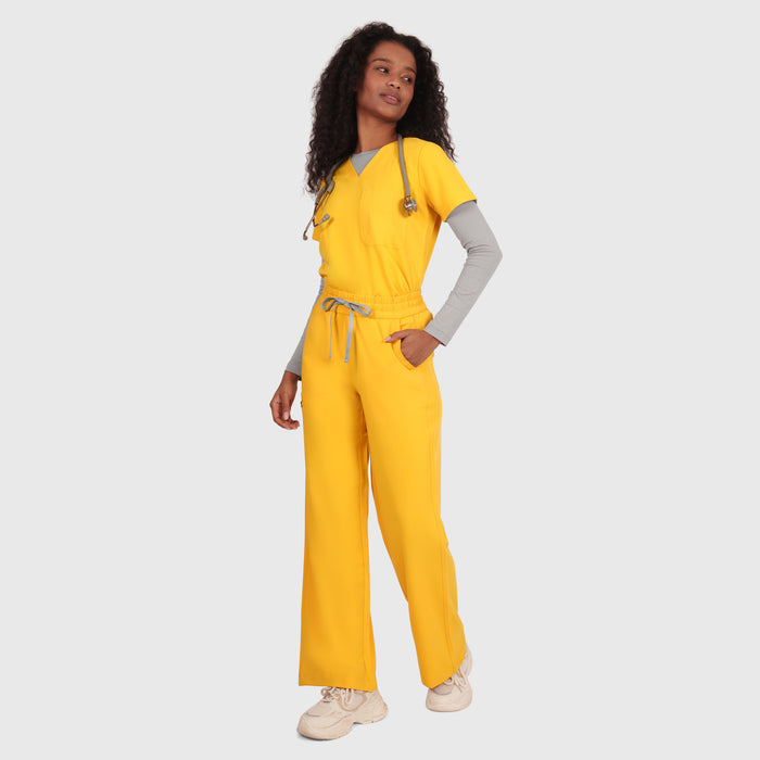 Elan High Waisted Wide-Leg Scrub Pant