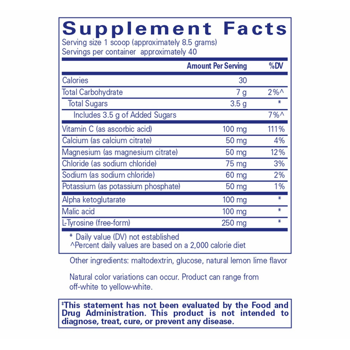 Electrolyte/Energy formula 340 grams by Pure Encapsulations
