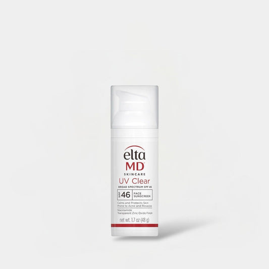 EltaMD UV Clear UNTINTED Broad - Spectrum SPF46 48g إلتا إم دي يو في كلير غير ملوّن واسع الطيف SPF46 - Princess Cosmetics Qatar