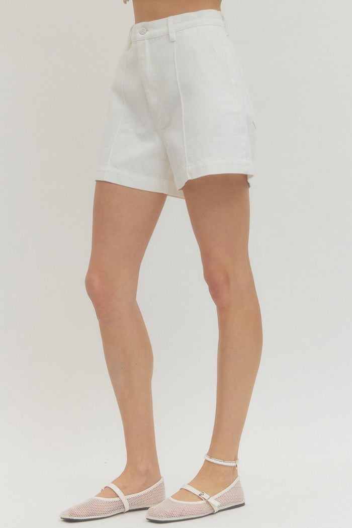Entro Solid Woven Shorts