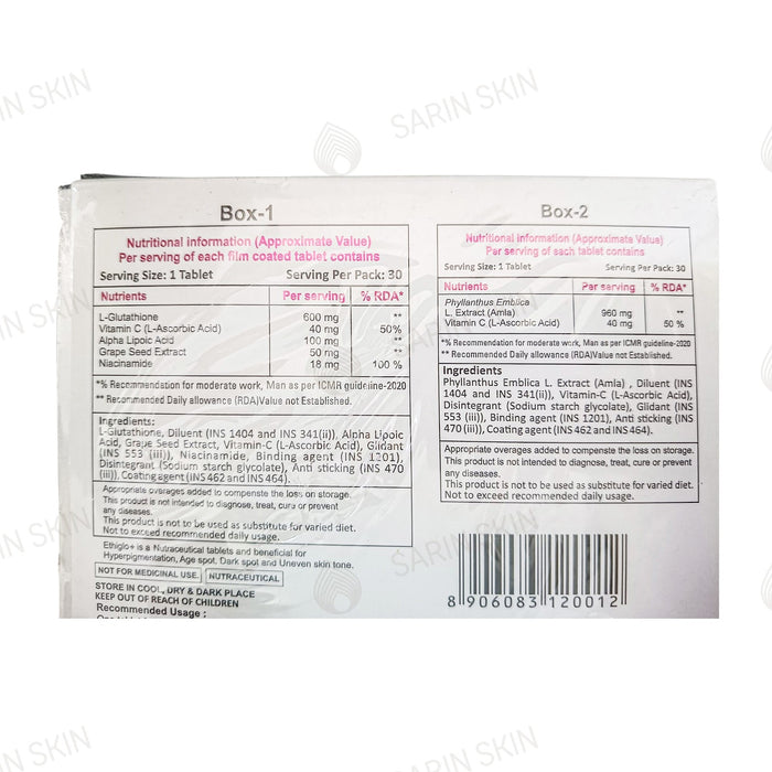 Ethiglo Plus Nutraceutical