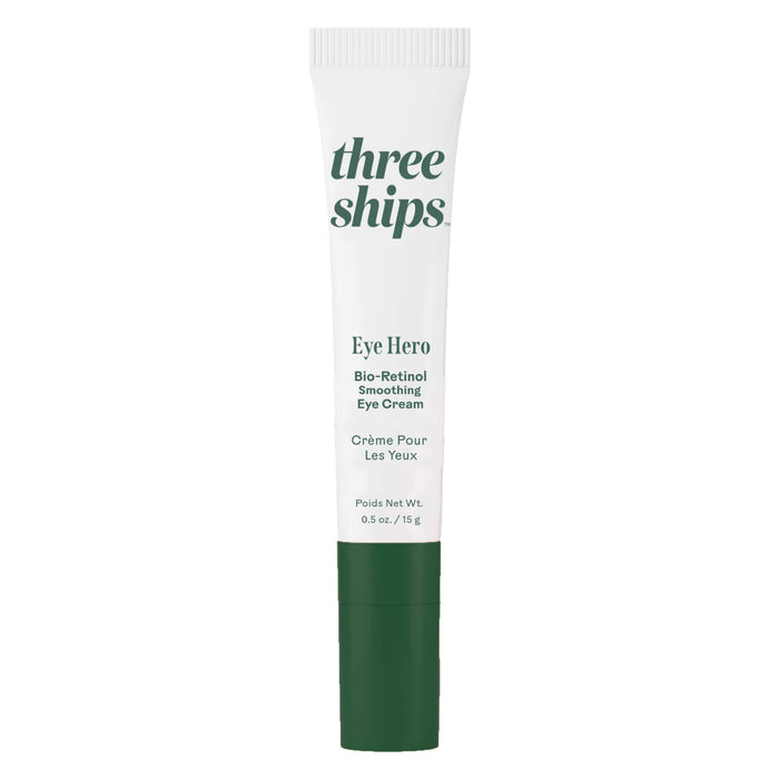 Tube of Three Ships Eye Hero Bio-Retinol Smoothing Eye Cream 15g