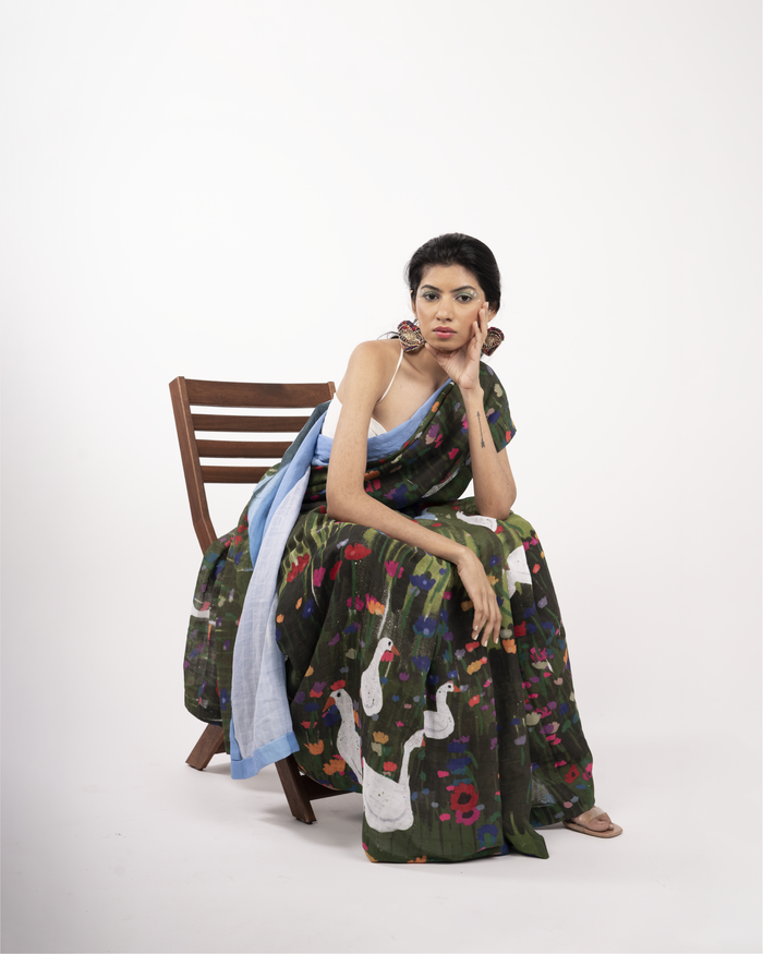 Farm Land Saree