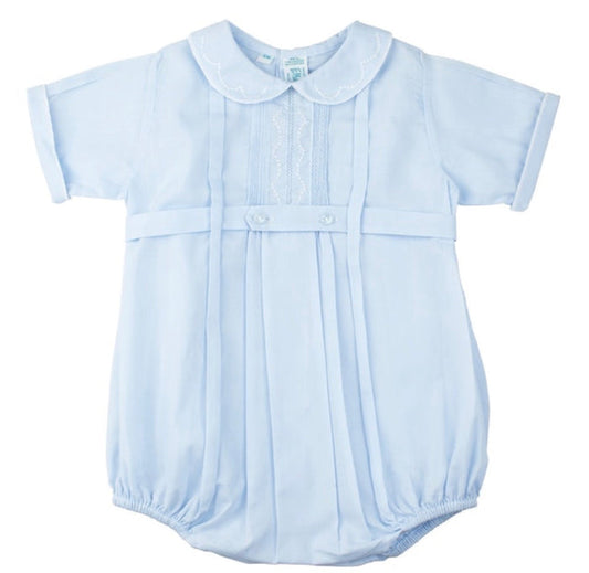 Feltman Blue Belted Button Creeper-Blue