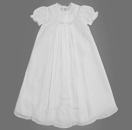 Feltman Pintucked Yoke Christening Gown