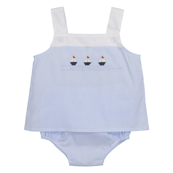 Feltman Sailboat Buttoned Diaper Set