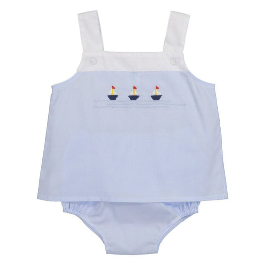 Feltman Sailboat Buttoned Diaper Set
